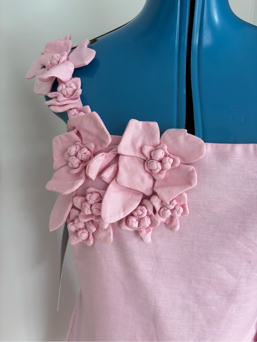 Hyacinth House Rosey Floral Linen Mini Dress S Homecoming NWT - Picture 8 of 16